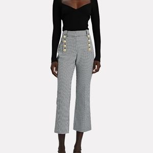 NWT Derek Lam 10 Crosby Corinna Crop Flare Trouser